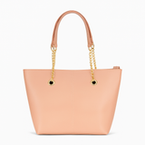 Bag with long chain handle- Pink