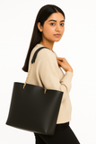 Tote bag with pouch - Black