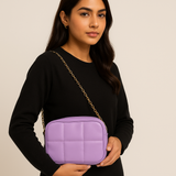 Quilted Crossbody Lilac