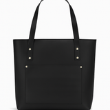 Tote with pocket black