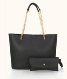 Tote bag with pouch - Black