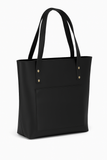 Tote with pocket black