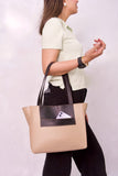 Everyday Tote - Beige & Black