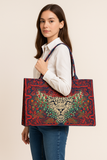 Canvas embroidered