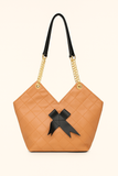 Quilted Chain Bag - Mustard