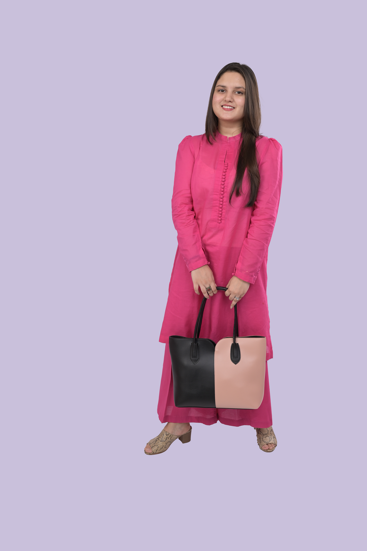 Two - Tone HandBag