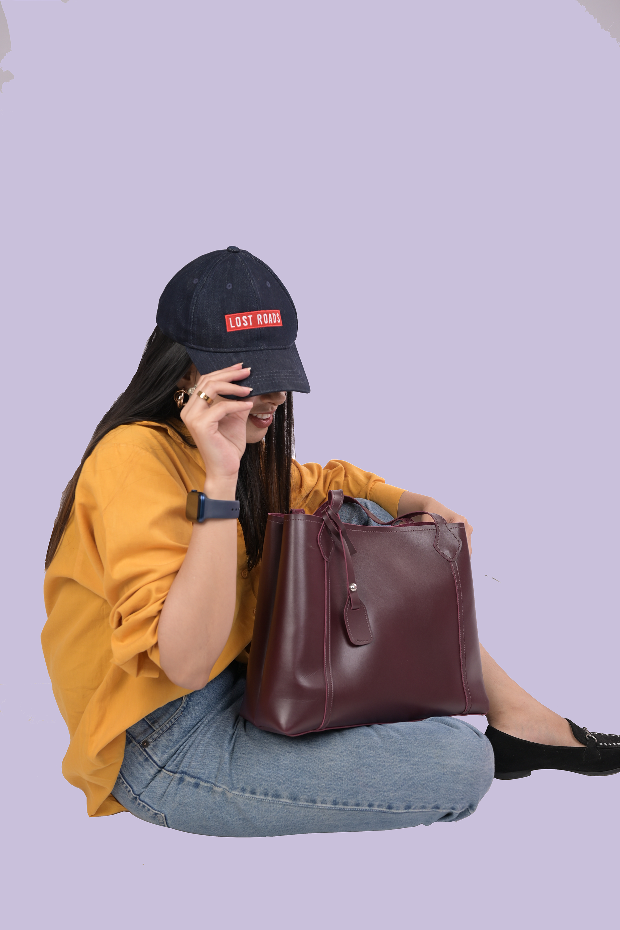 Drop Handle-Maroon