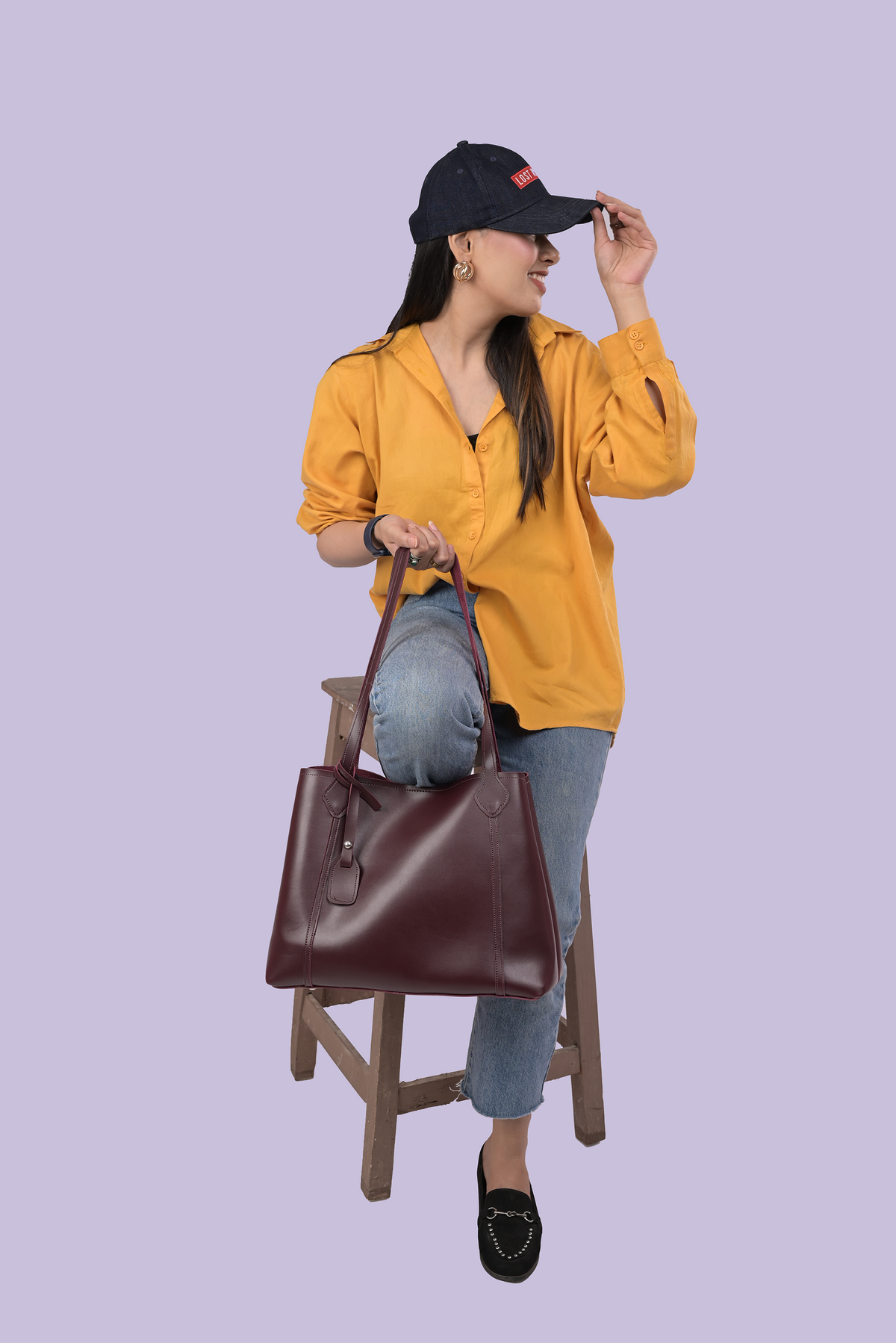 Drop Handle-Maroon